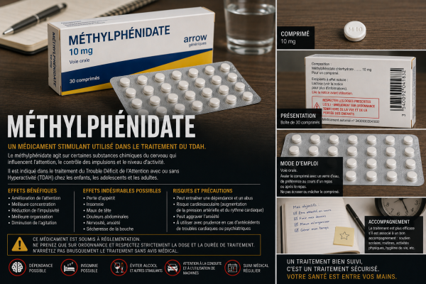 Comment acheter du méthylphénidate en ligne légalement Comment acheter du méthylphénidate en ligne légalement